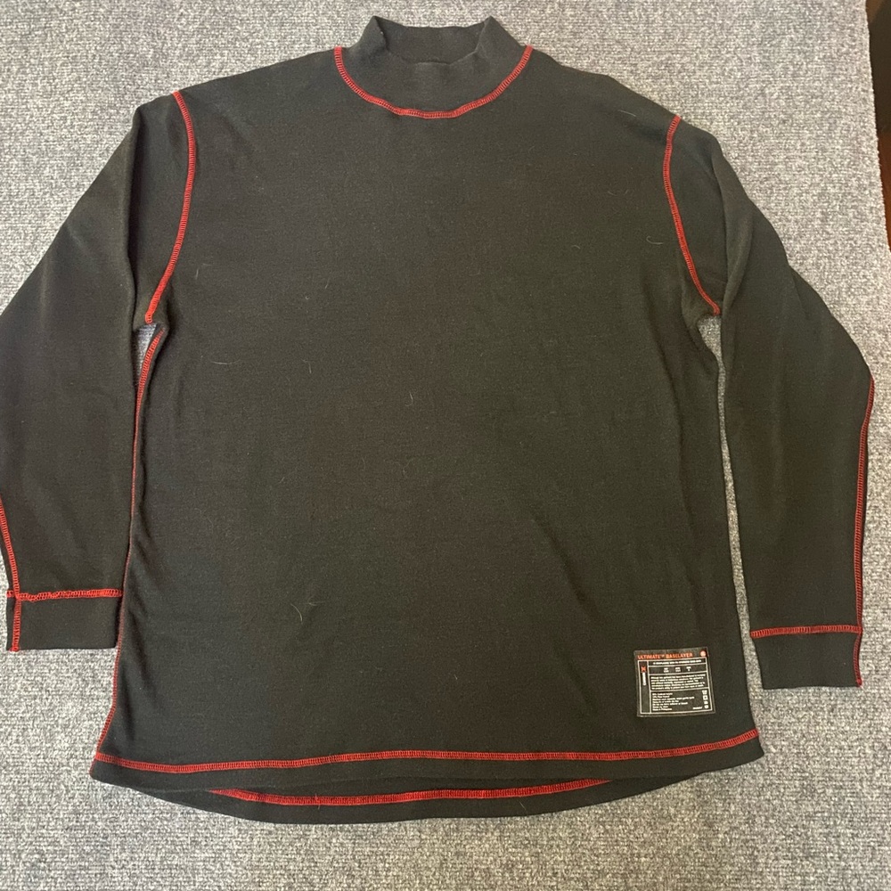 Carbon X Fire Resistant base layer black pullover men’s‎ XL